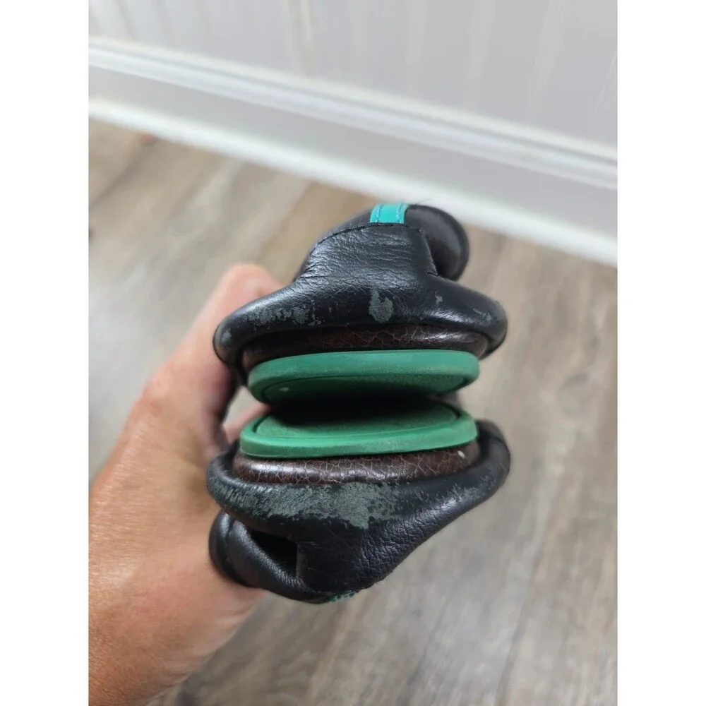 Tieks by Gavrieli Matte Black Leather Ballet Flats Women’s Size 13 Foldable